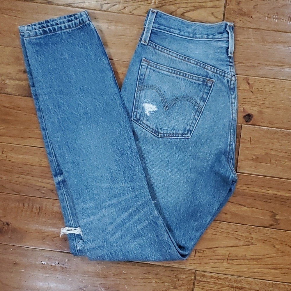 Levi's 501 S button fly Busted Knee jeans